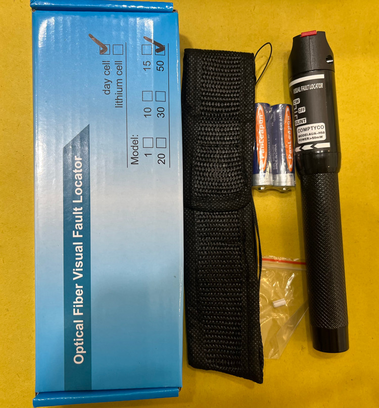 قلم فیبر نوری کامپ تایکو مدل COMPTYCO AUA-H50 SC-LC همراه جعبه آبی اصل